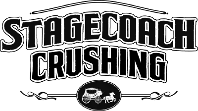black transparent Stagecoach Crushing Logo